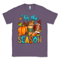 Lavender 'tis the season american  football Classic Tee - Zillion Design Studio