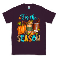 Plum 'tis the season american  football Classic Tee - Zillion Design Studio