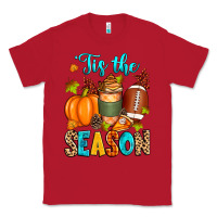 Red 'tis the season american  football Classic Tee - Zillion Design Studio