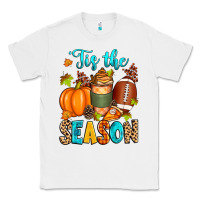 White 'tis the season american  football Classic Tee - Zillion Design Studio