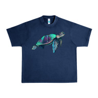 Navy turtle Urban Heavy Tee - RanaPortraitStore