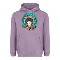 Lavender bull skull indian headdress Heavyweight Hoodie - JahusDesignShop
