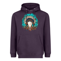 Plum bull skull indian headdress Heavyweight Hoodie - JahusDesignShop