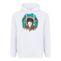 White bull skull indian headdress Heavyweight Hoodie - JahusDesignShop