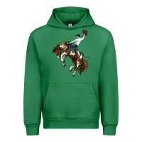 Emerald american paint horse rodeo cowboy Urban Hoodie - MaliasSmallBusiness