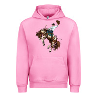 Fuchsia Pink american paint horse rodeo cowboy Urban Hoodie - MaliasSmallBusiness
