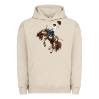 Pigment French Oak american paint horse rodeo cowboy Urban Hoodie - MaliasSmallBusiness