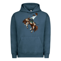 Pigment Midnight Navy american paint horse rodeo cowboy Urban Hoodie - MaliasSmallBusiness