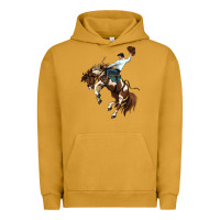 Pigment Peanut Butter american paint horse rodeo cowboy Urban Hoodie - MaliasSmallBusiness