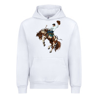 White american paint horse rodeo cowboy Urban Hoodie - MaliasSmallBusiness
