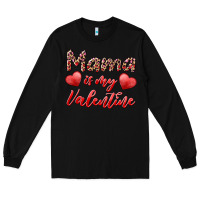 Black mama is my valentine Long Sleeve Tee - RanaPortraitStore