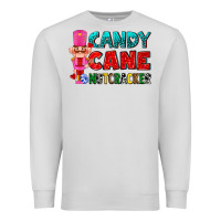 Dove Grey candy cane and pink nutcracker ado Premium Sweatshirt - AdoDesignShop