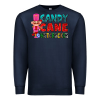 Navy candy cane and pink nutcracker ado Premium Sweatshirt - AdoDesignShop