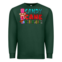 Sports Green candy cane and pink nutcracker ado Premium Sweatshirt - AdoDesignShop