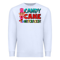 White candy cane and pink nutcracker ado Premium Sweatshirt - AdoDesignShop