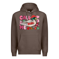 Coffee call me valentine mallard duck Premium Hoodie - MaliasSmallBusiness