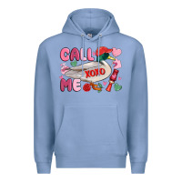 Colony Blue call me valentine mallard duck Premium Hoodie - MaliasSmallBusiness