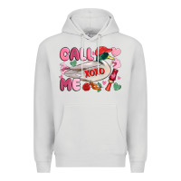 Dove Grey call me valentine mallard duck Premium Hoodie - MaliasSmallBusiness