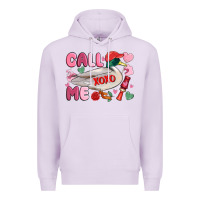 Lilac call me valentine mallard duck Premium Hoodie - MaliasSmallBusiness
