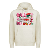 Oatmeal Heather call me valentine mallard duck Premium Hoodie - MaliasSmallBusiness