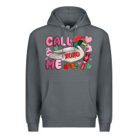 Rock call me valentine mallard duck Premium Hoodie - MaliasSmallBusiness