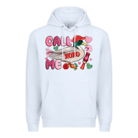 White call me valentine mallard duck Premium Hoodie - MaliasSmallBusiness