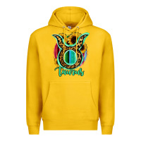 Lemon Taurus Zodiac Sign Sunflower Leopard Serape Premium Hoodie - RanaPortraitStore