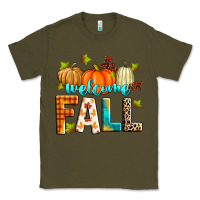 Army Green welcome fall Classic Tee - Zillion Design Studio