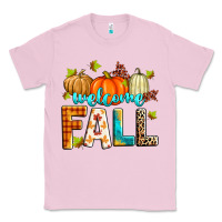 Bubblegum Pink welcome fall Classic Tee - Zillion Design Studio