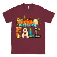 Burgundy welcome fall Classic Tee - Zillion Design Studio