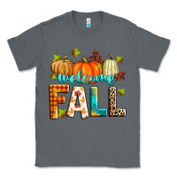 Charcoal Heather welcome fall Classic Tee - Zillion Design Studio