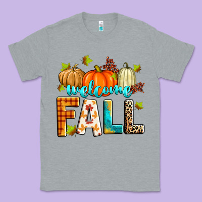 Welcome Fall Classic Tee Designed By Zillion Design Studio