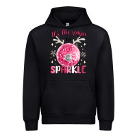 Black it's the season to sparkle Urban Hoodie - MaliasSmallBusiness