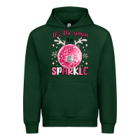 Forest Green it's the season to sparkle Urban Hoodie - MaliasSmallBusiness