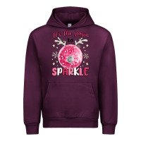 Mauve Wine it's the season to sparkle Urban Hoodie - MaliasSmallBusiness