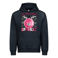 Navy it's the season to sparkle Urban Hoodie - MaliasSmallBusiness