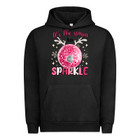 Pigment Black it's the season to sparkle Urban Hoodie - MaliasSmallBusiness