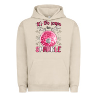Pigment French Oak it's the season to sparkle Urban Hoodie - MaliasSmallBusiness