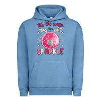 Pigment Pebble Blue it's the season to sparkle Urban Hoodie - MaliasSmallBusiness