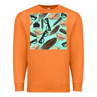 Carrot literature seamless pattern Premium Sweatshirt - BundleAndBundleShop