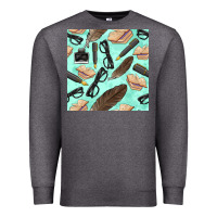 Charcoal Heather literature seamless pattern Premium Sweatshirt - BundleAndBundleShop