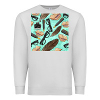 Dove Grey literature seamless pattern Premium Sweatshirt - BundleAndBundleShop