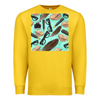 Lemon literature seamless pattern Premium Sweatshirt - BundleAndBundleShop
