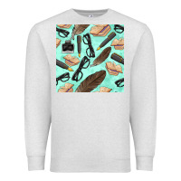 Oatmeal Heather literature seamless pattern Premium Sweatshirt - BundleAndBundleShop