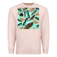Pale Pink literature seamless pattern Premium Sweatshirt - BundleAndBundleShop