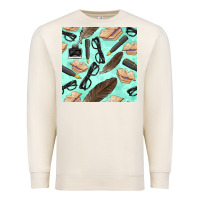 Sandshell literature seamless pattern Premium Sweatshirt - BundleAndBundleShop