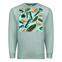 Seafoam literature seamless pattern Premium Sweatshirt - BundleAndBundleShop