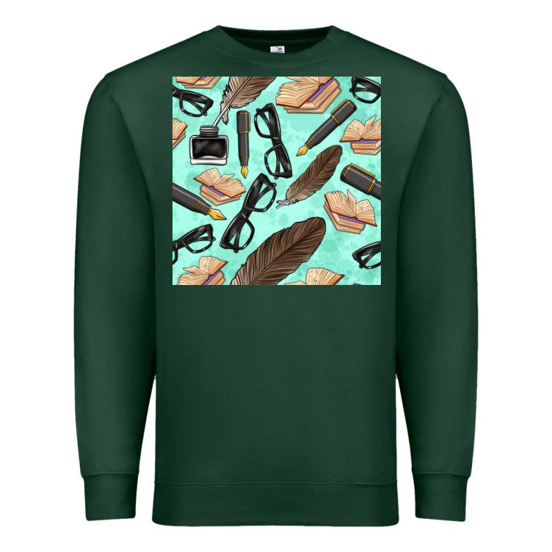 Literature Seamless Pattern Premium Sweatshirt by BundleAndBundleShop | Teevron