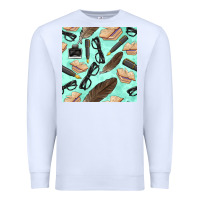 White literature seamless pattern Premium Sweatshirt - BundleAndBundleShop
