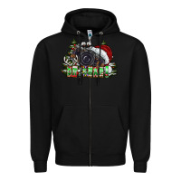 Black oh,snap! Zipper Hoodie - CowhideDigitalArt